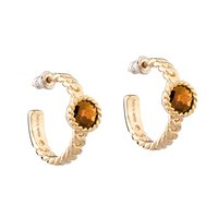 Pendientes Rebecca Mujer COCKTAIL in Bronce Quarzo idrotermale BCOOOC04